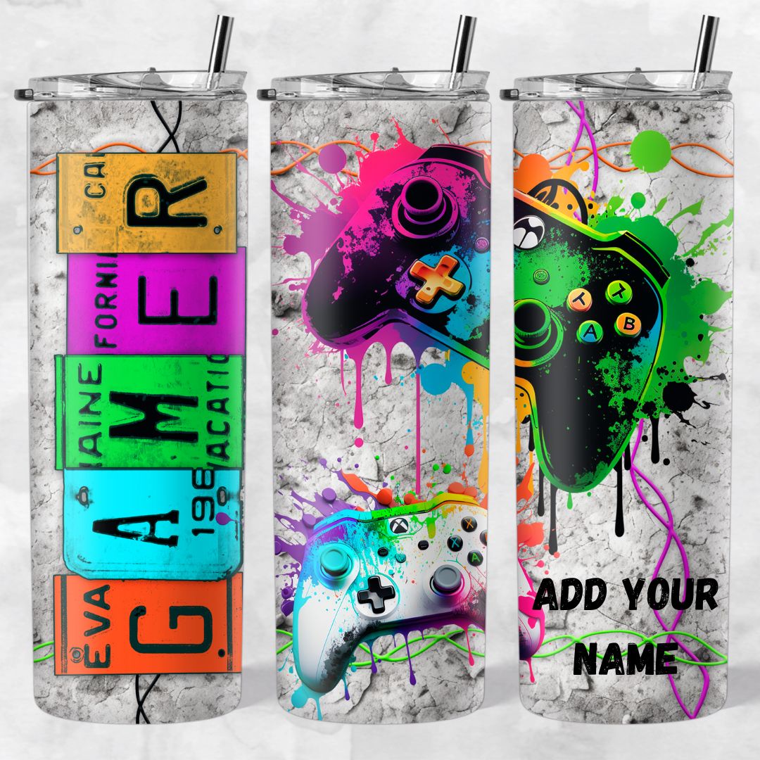 Gamer Skinny Tumblers