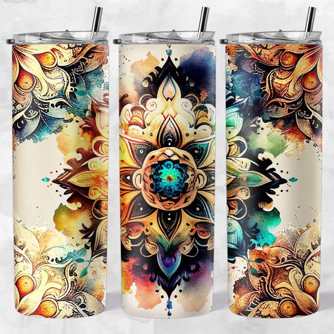 Mandala Skinny Tumblers
