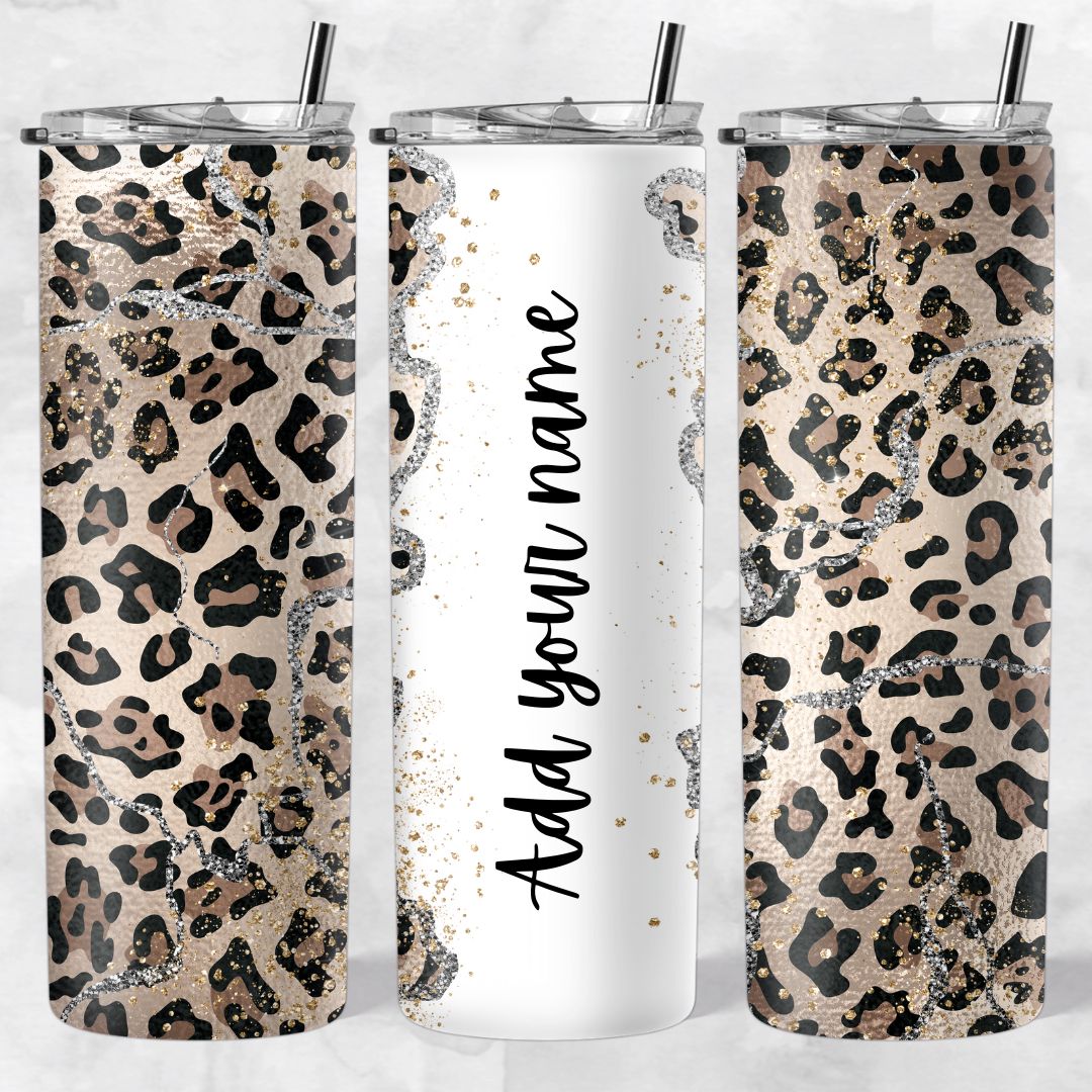 Leopard print skinny tumblers - Image 10