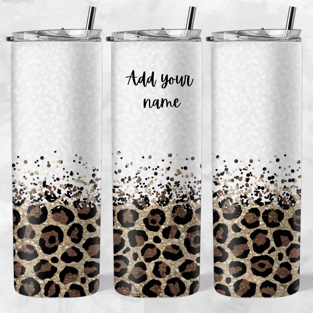 Leopard print skinny tumblers - Image 15