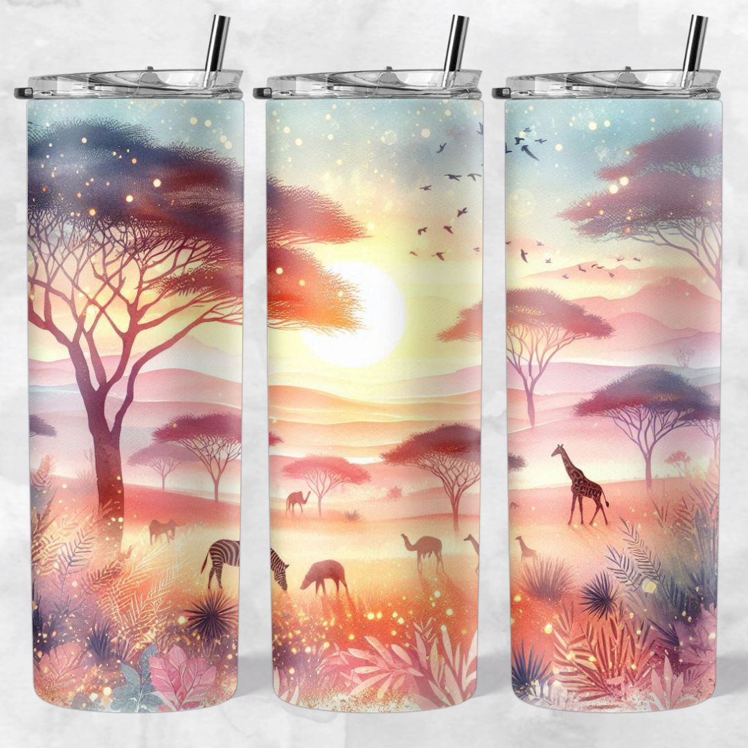 Glamour African Bushveld Skinny Tumblers - Image 17