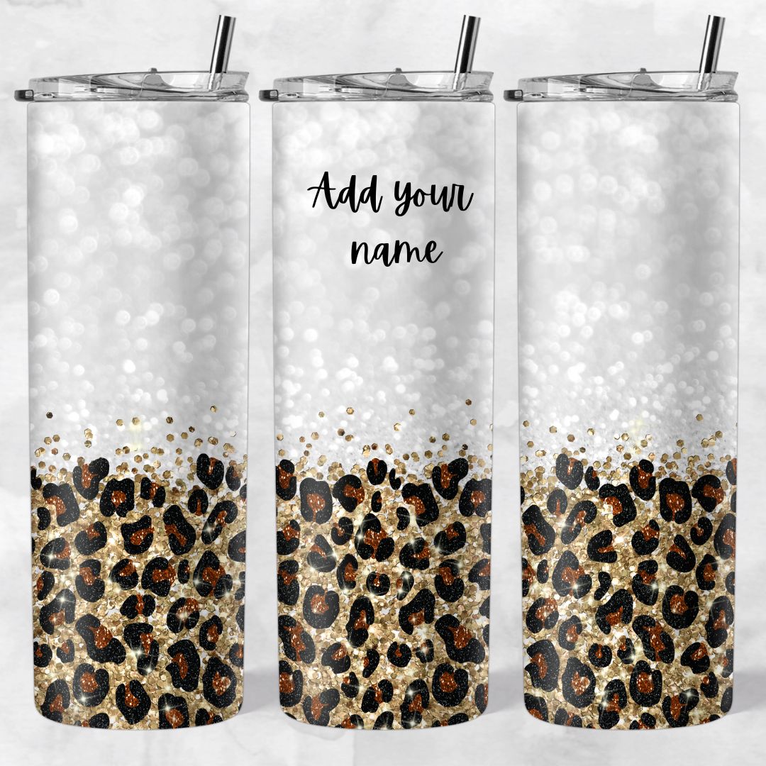 Leopard print skinny tumblers - Image 16