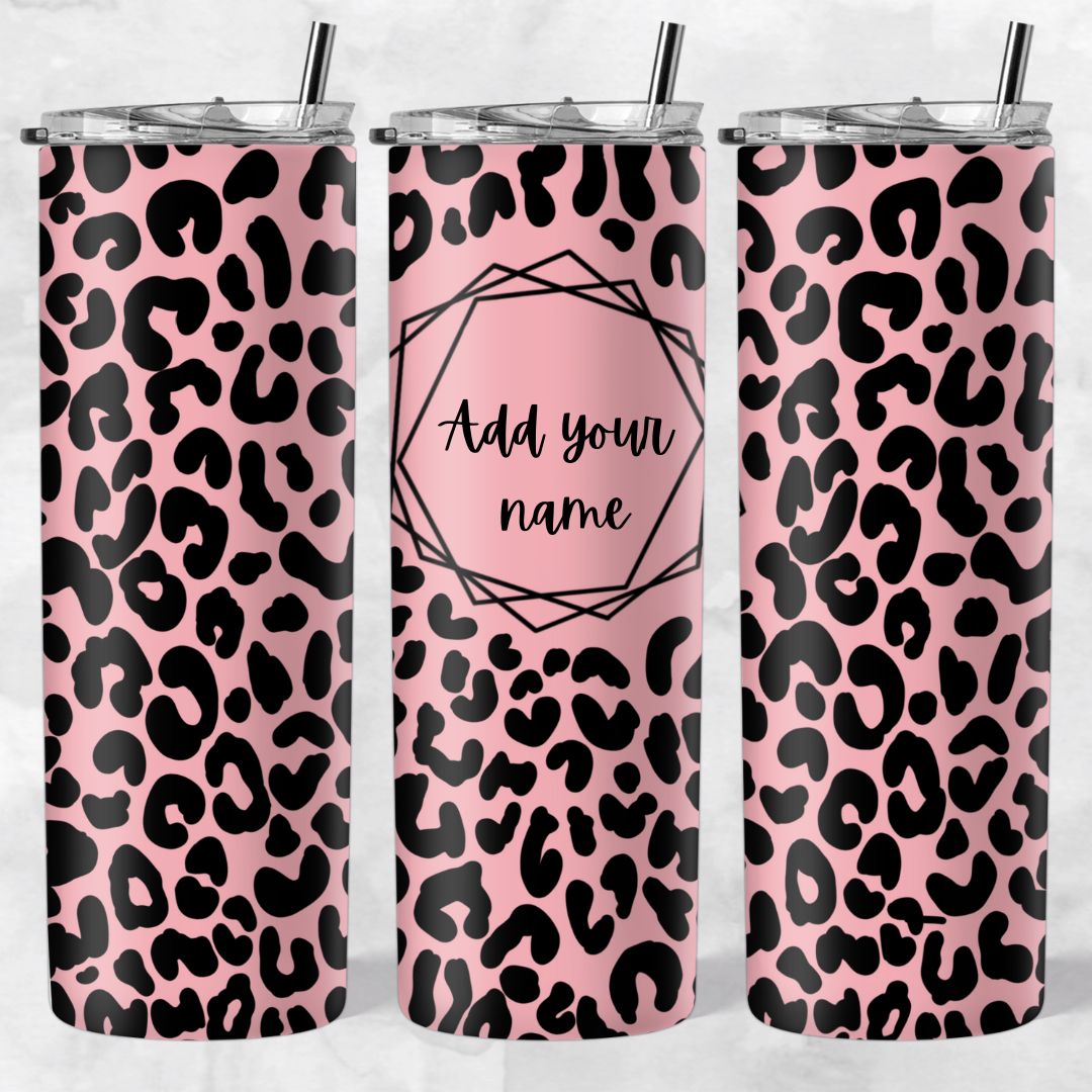 Leopard print skinny tumblers - Image 18