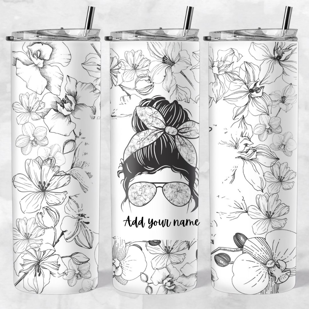 Momlife and Bun Head Skinny Tumblers - Image 21