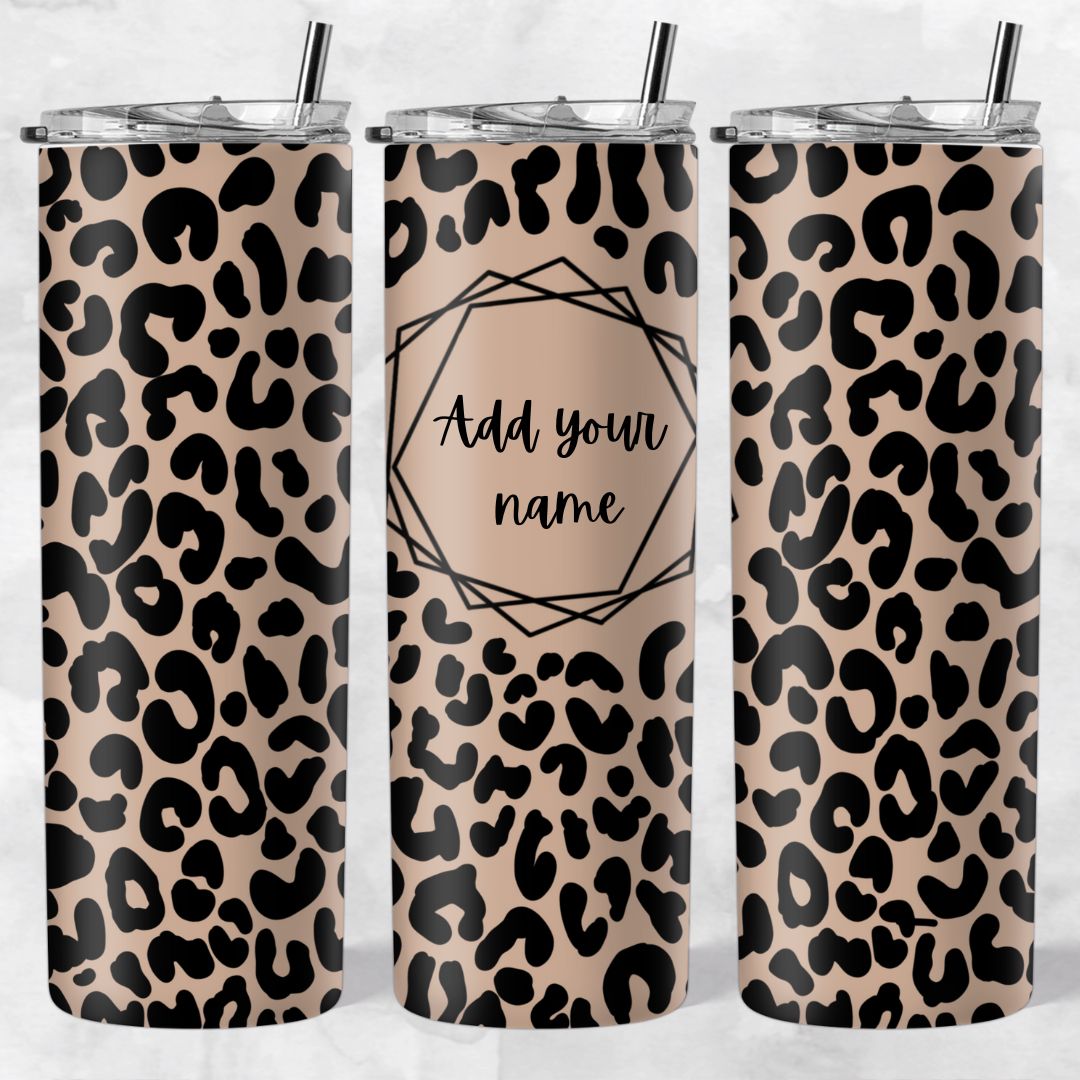 Leopard print skinny tumblers - Image 23