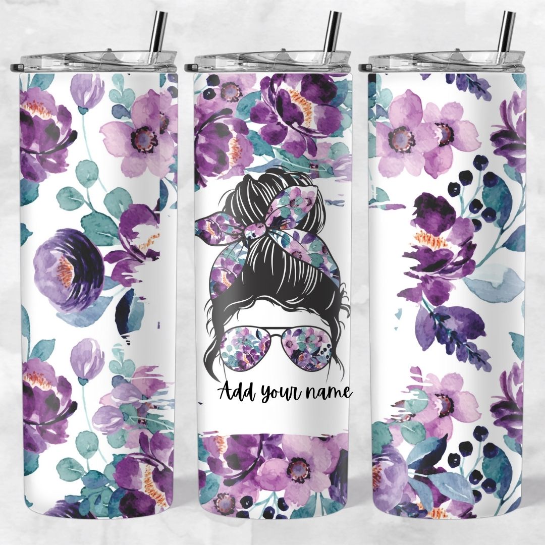 Momlife and Bun Head Skinny Tumblers - Image 24