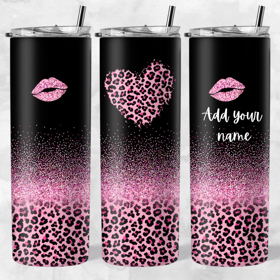 Leopard print skinny tumblers - Image 26