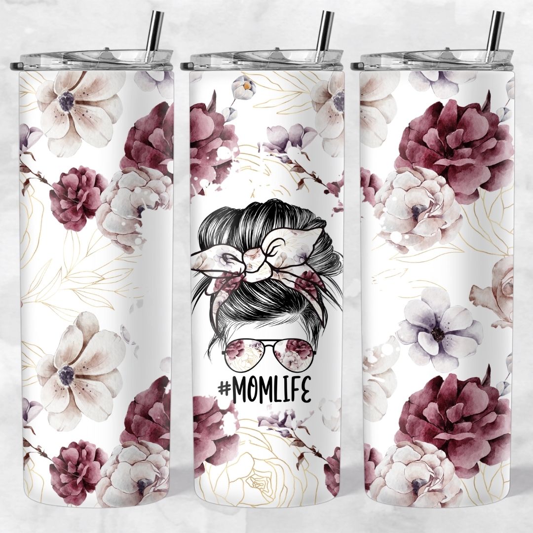 Momlife and Bun Head Skinny Tumblers - Image 28