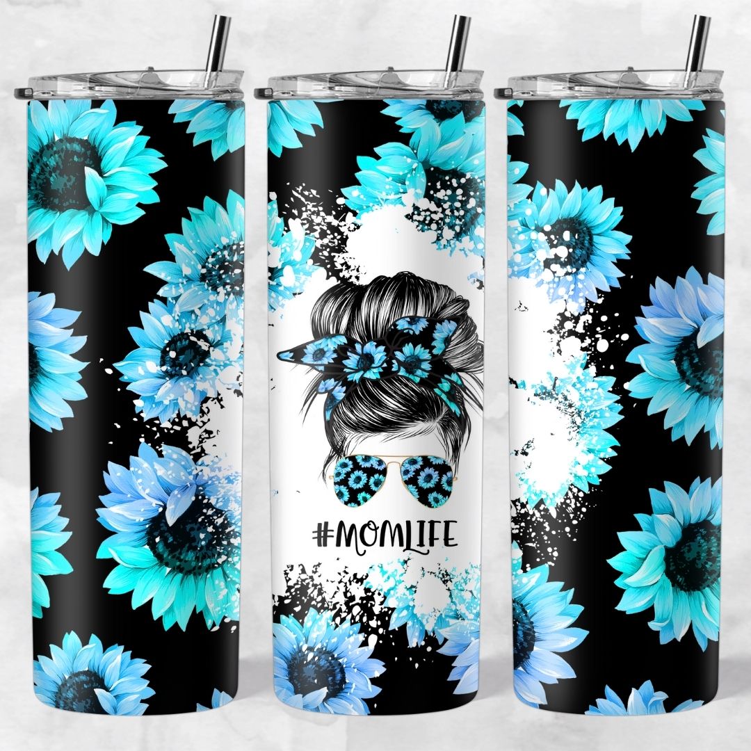 Momlife and Bun Head Skinny Tumblers - Image 3