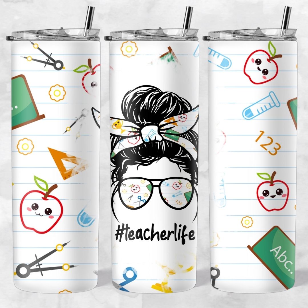 Momlife and Bun Head Skinny Tumblers - Image 30
