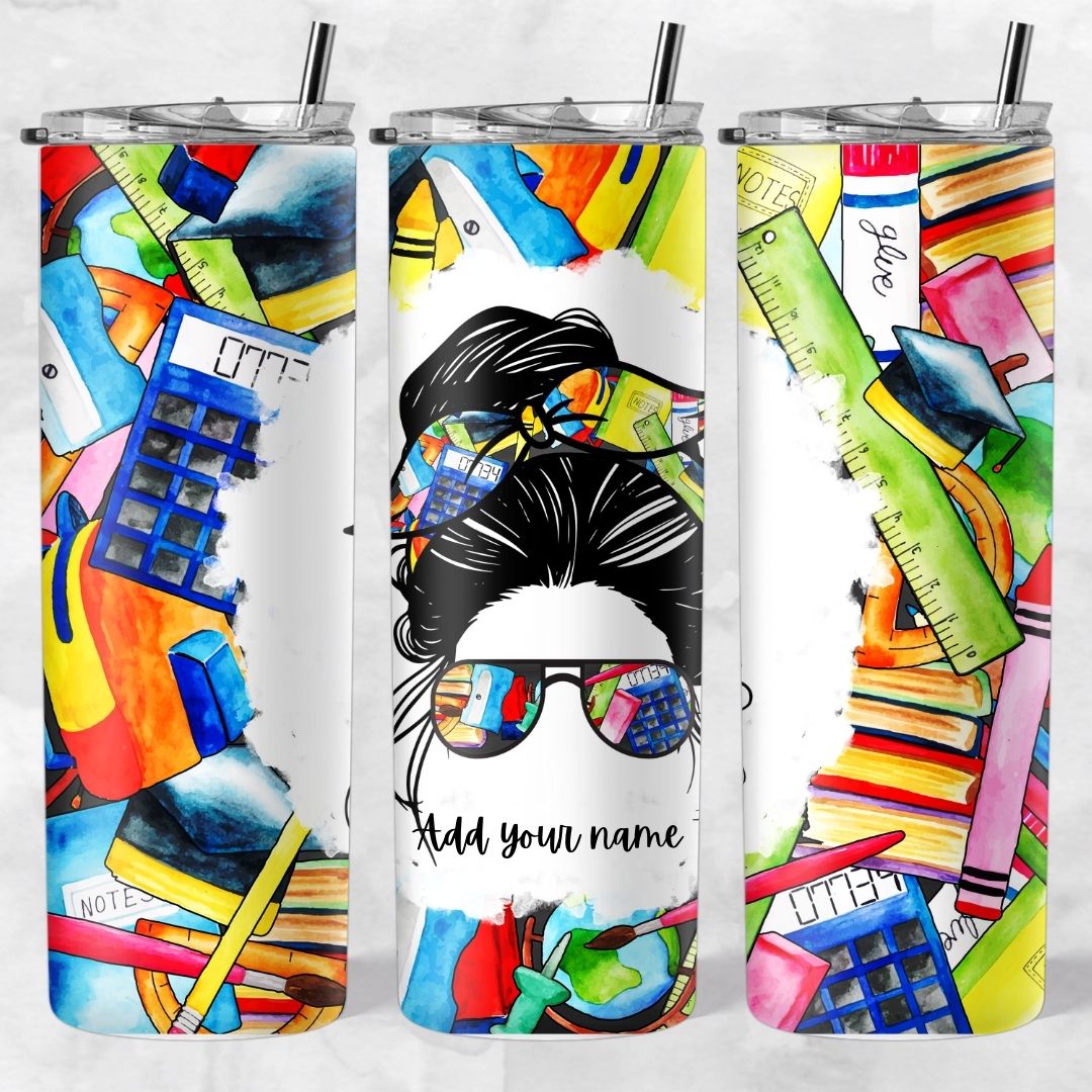 Momlife and Bun Head Skinny Tumblers - Image 34