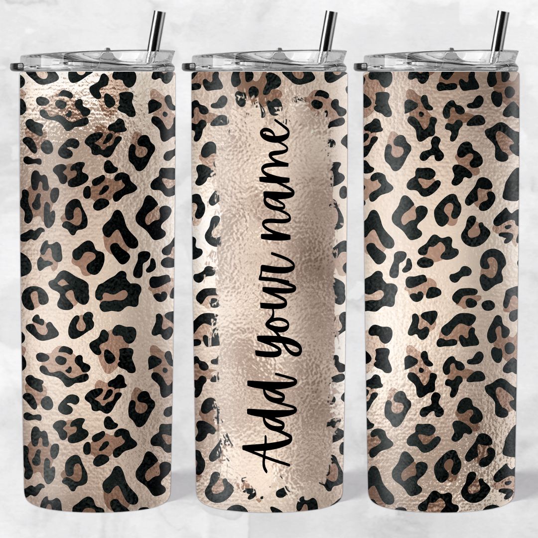 Leopard print skinny tumblers - Image 33