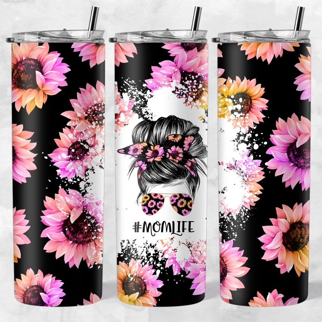 Momlife and Bun Head Skinny Tumblers - Image 39