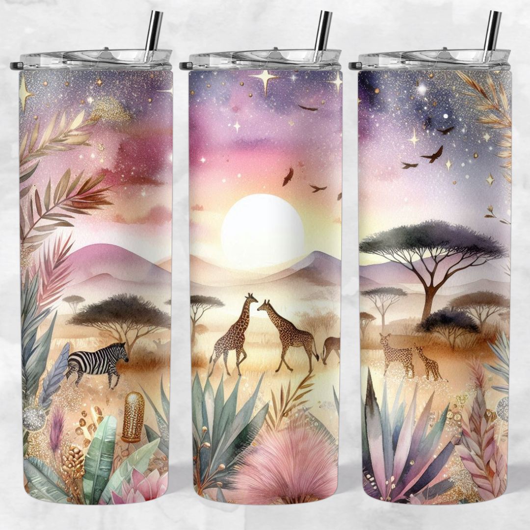 Glamour African Bushveld Skinny Tumblers - Image 5