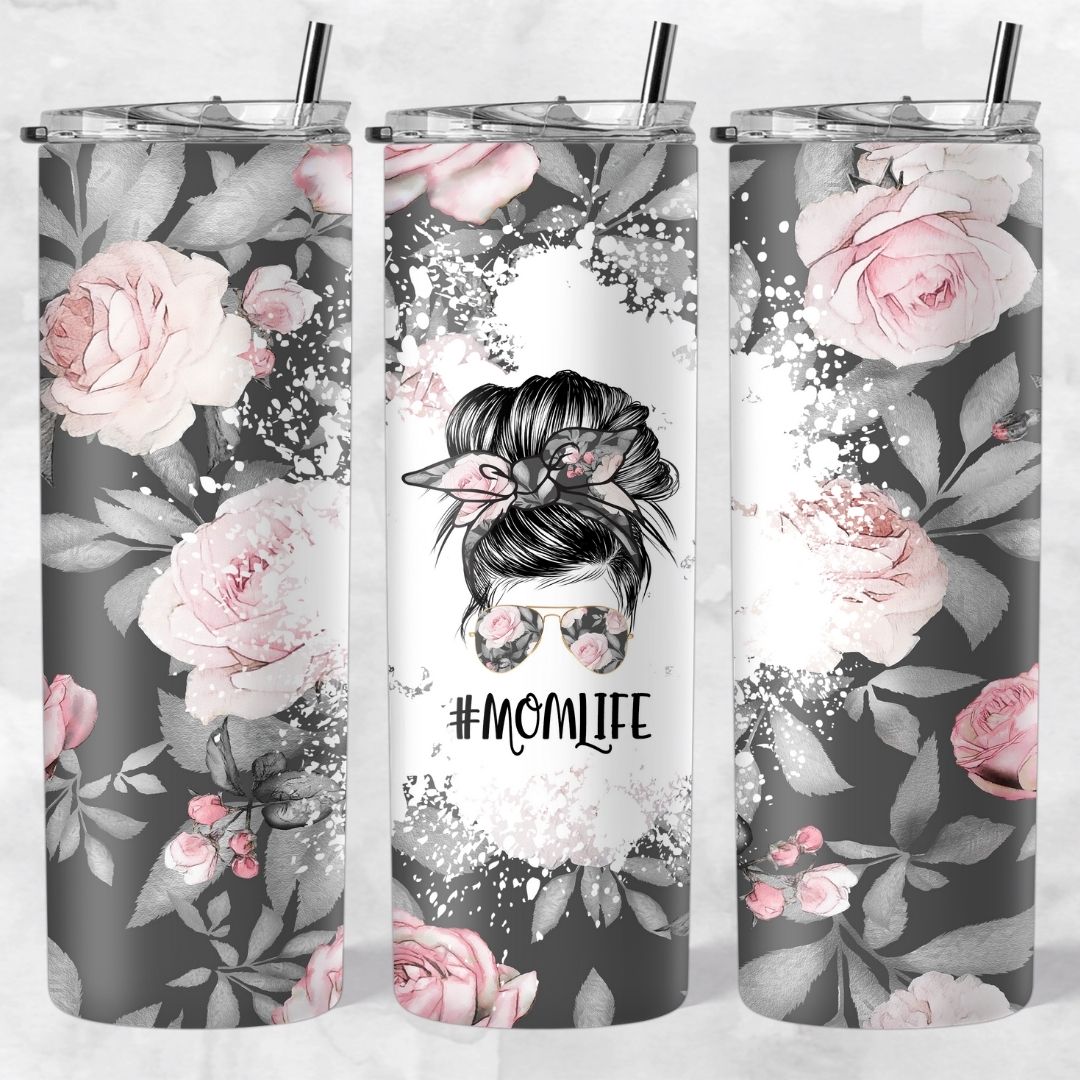 Momlife and Bun Head Skinny Tumblers - Image 40