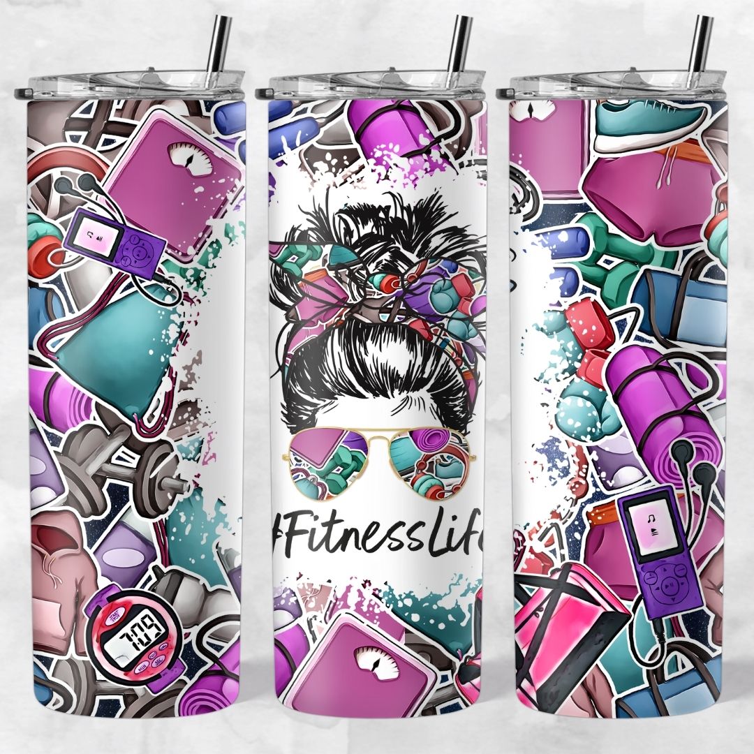 Momlife and Bun Head Skinny Tumblers - Image 41