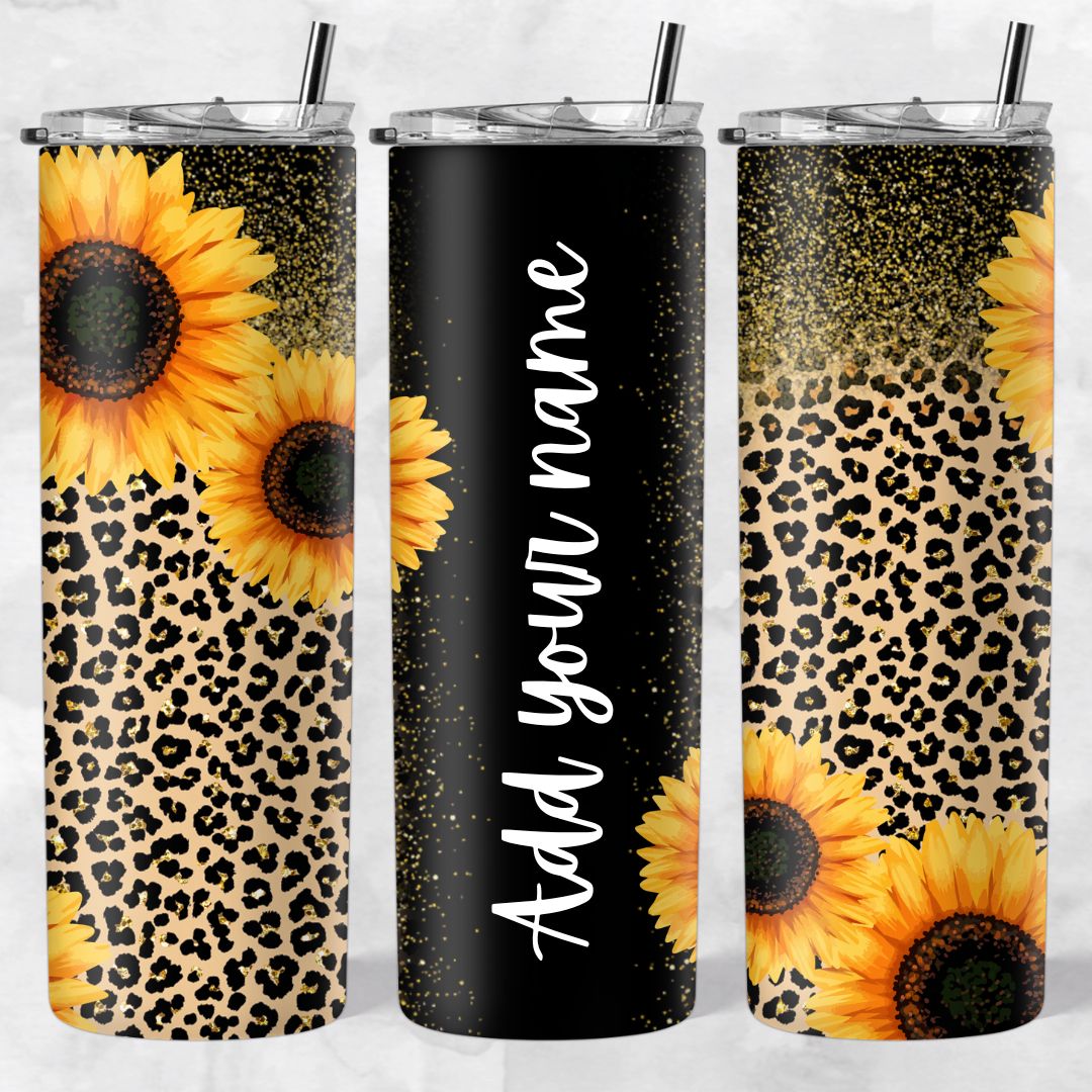 Leopard print skinny tumblers - Image 40