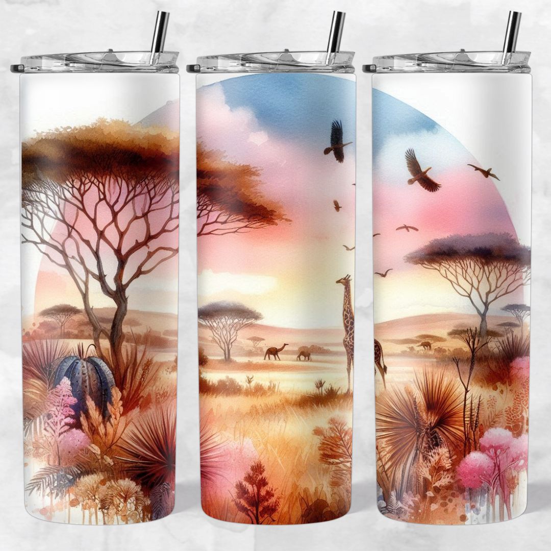 Glamour African Bushveld Skinny Tumblers - Image 6