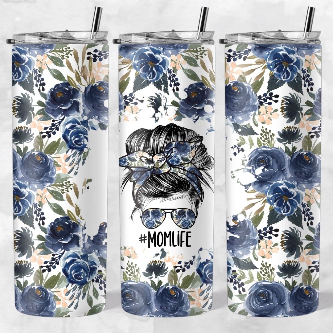 Momlife and Bun Head Skinny Tumblers - Image 6