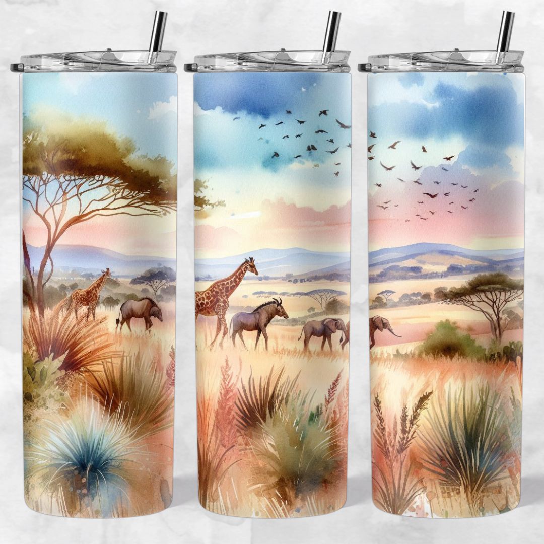 Glamour African Bushveld Skinny Tumblers - Image 7