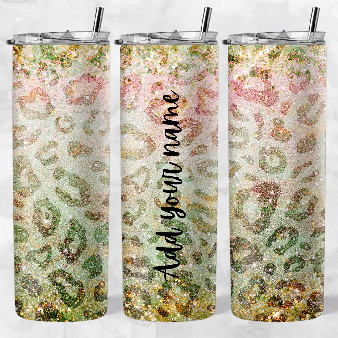 Leopard print skinny tumblers - Image 8