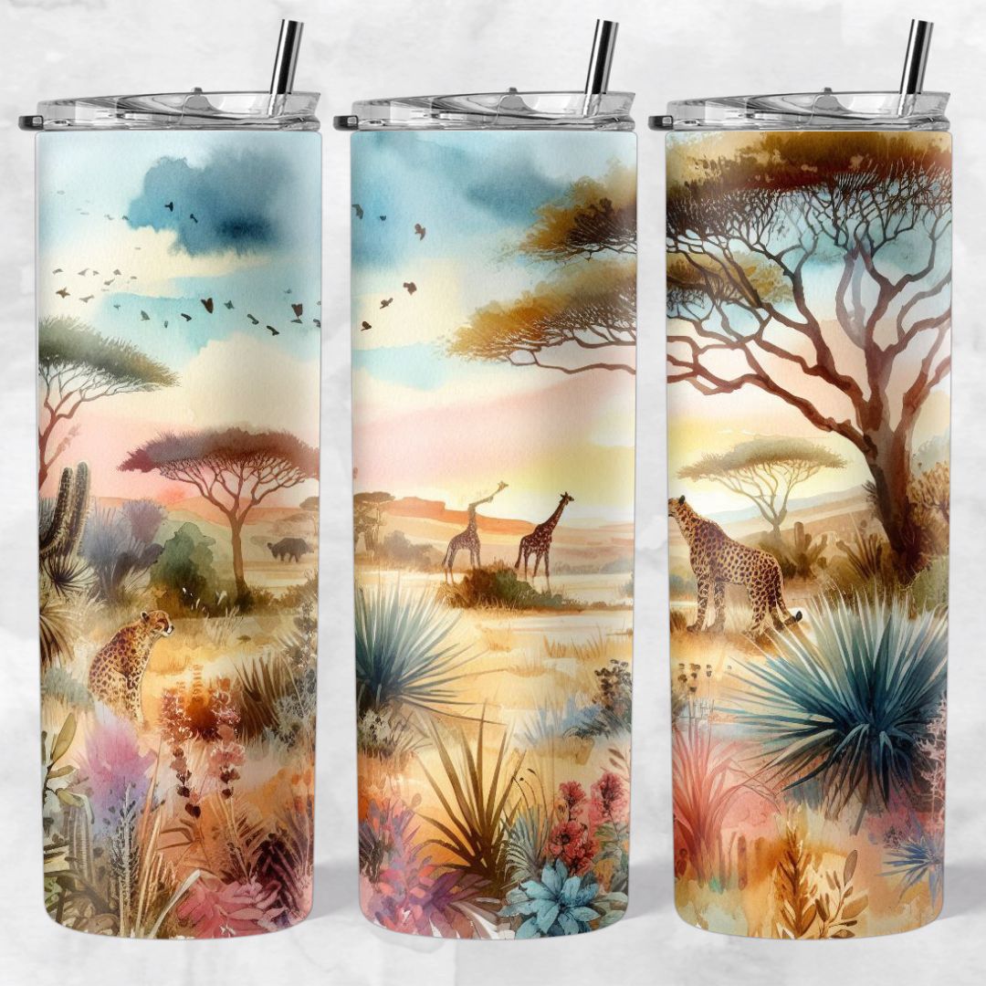 Glamour African Bushveld Skinny Tumblers - Image 9