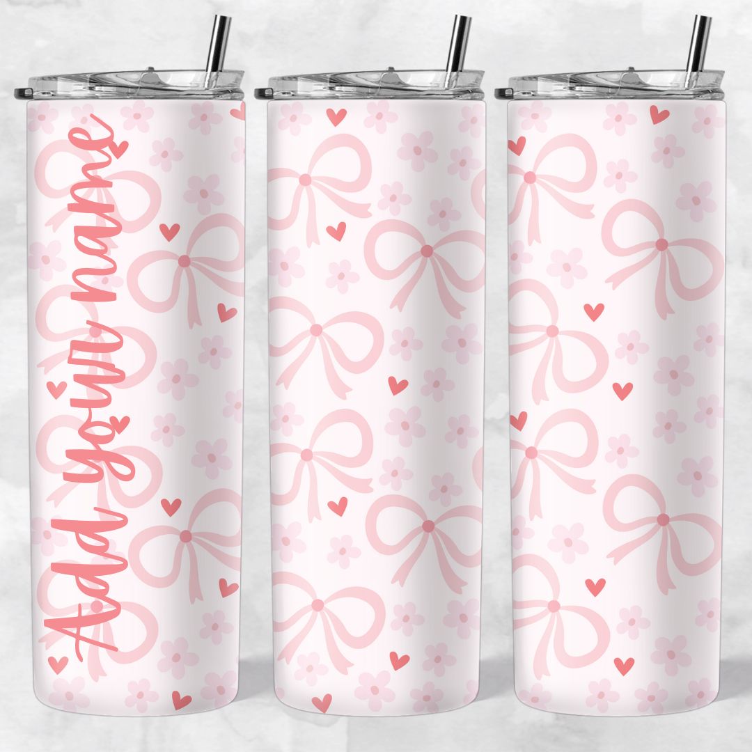 Bow Skinny Tumblers