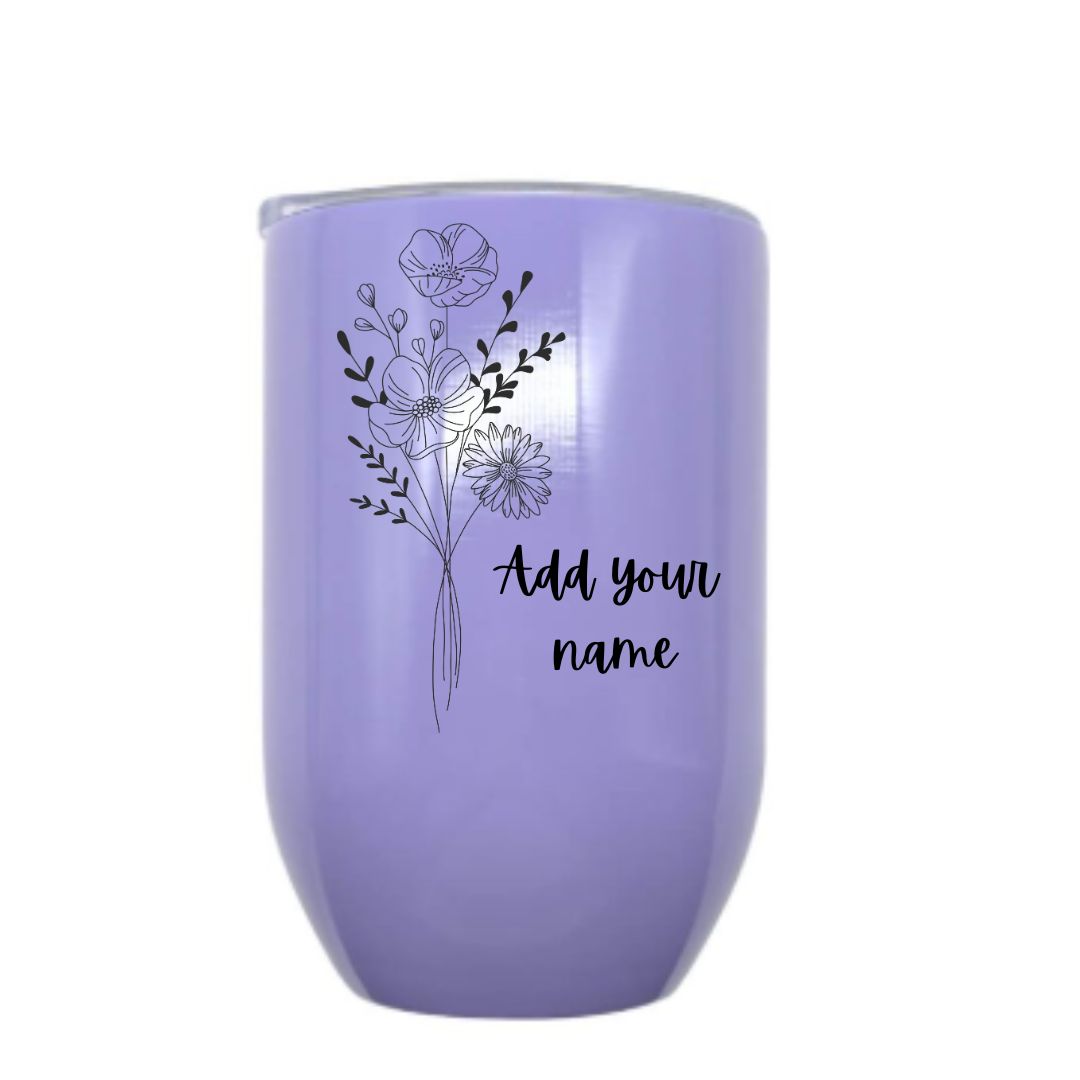 Purple Wine Tumbler