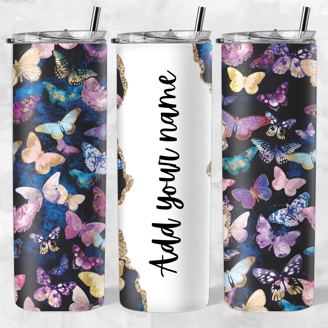 Butterfly Skinny Tumblers