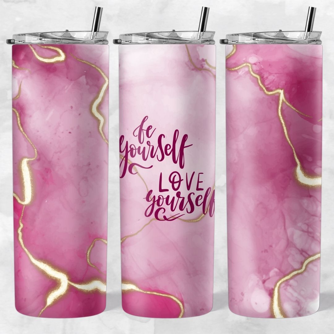 Marble and Glitter skinny tumblers - Image 103