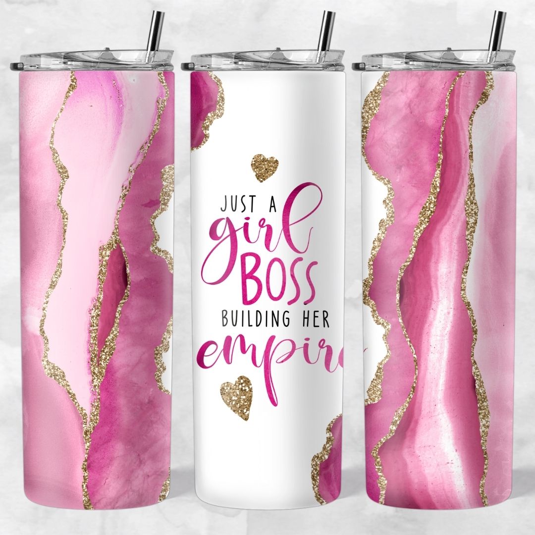 Marble and Glitter skinny tumblers - Image 105