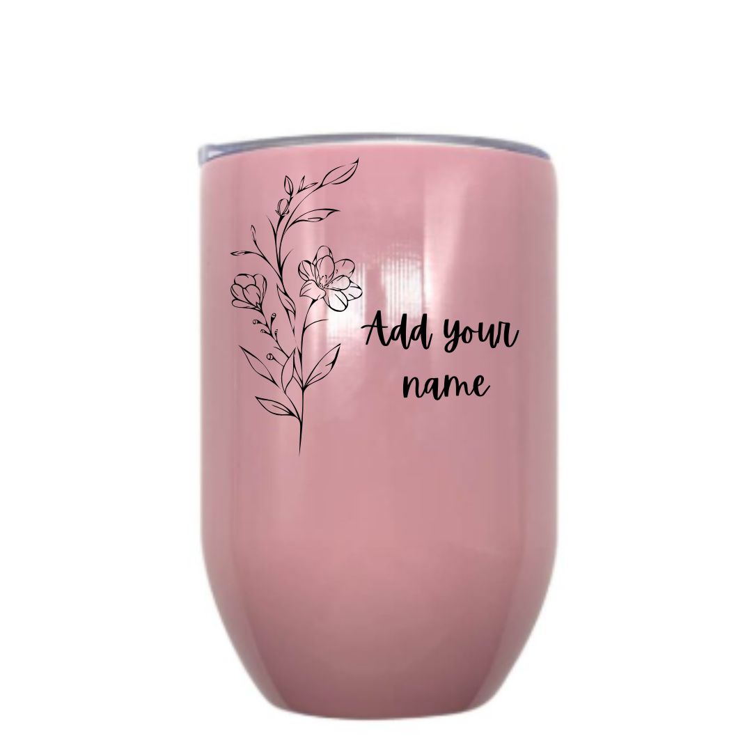 Pink Wine Tumbler - Image 2