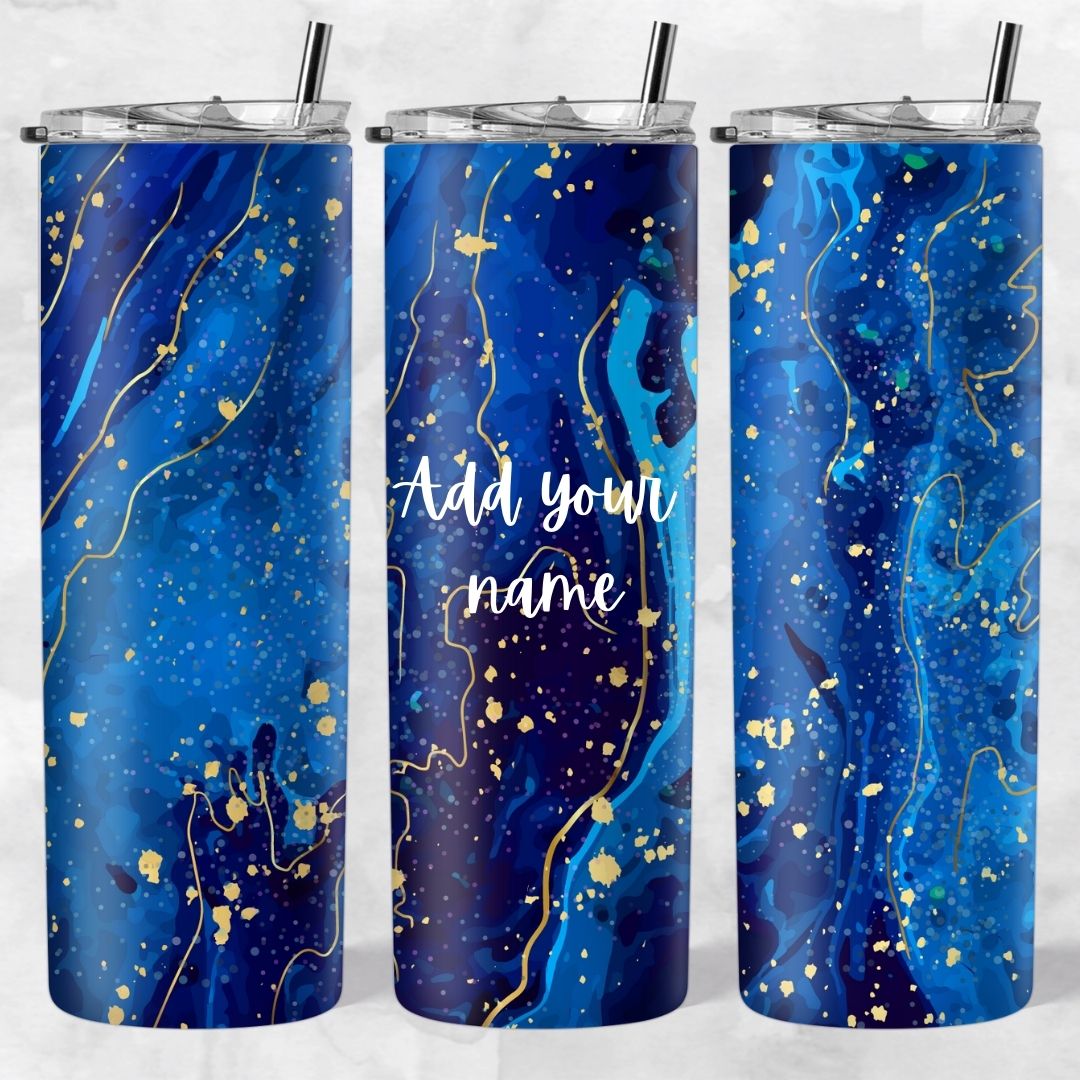Marble and Glitter skinny tumblers - Image 20