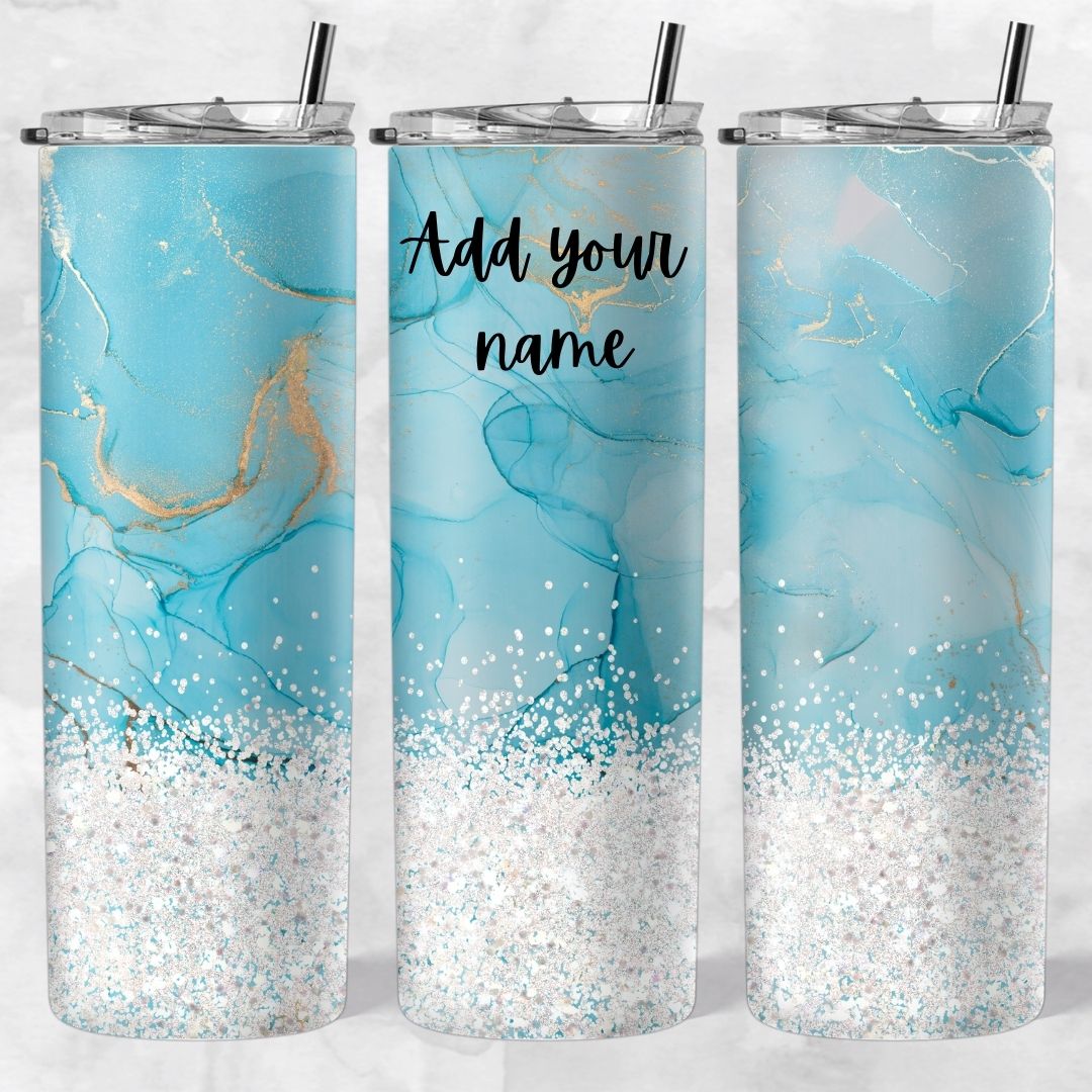 Marble and Glitter skinny tumblers - Image 22