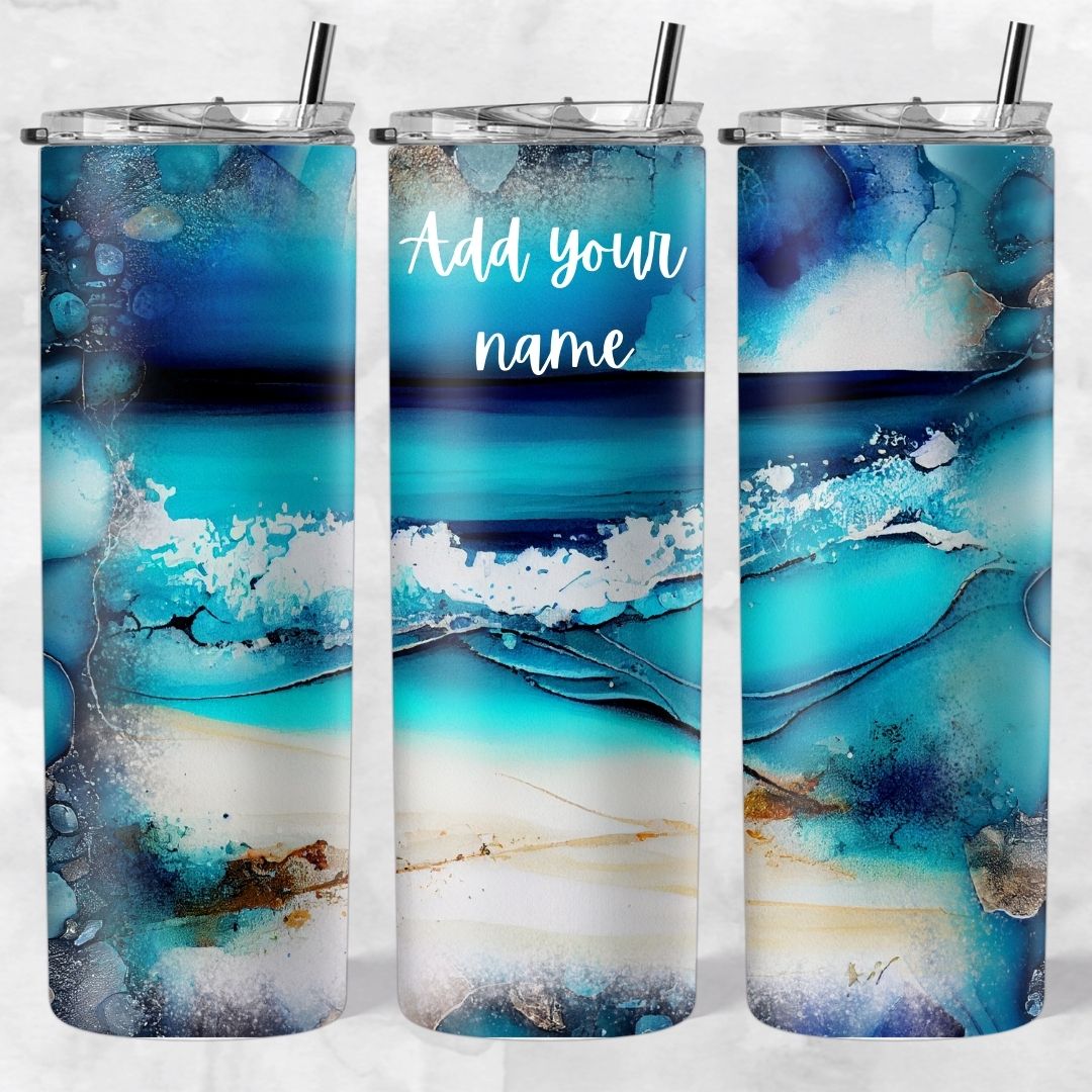 Marble and Glitter skinny tumblers - Image 23