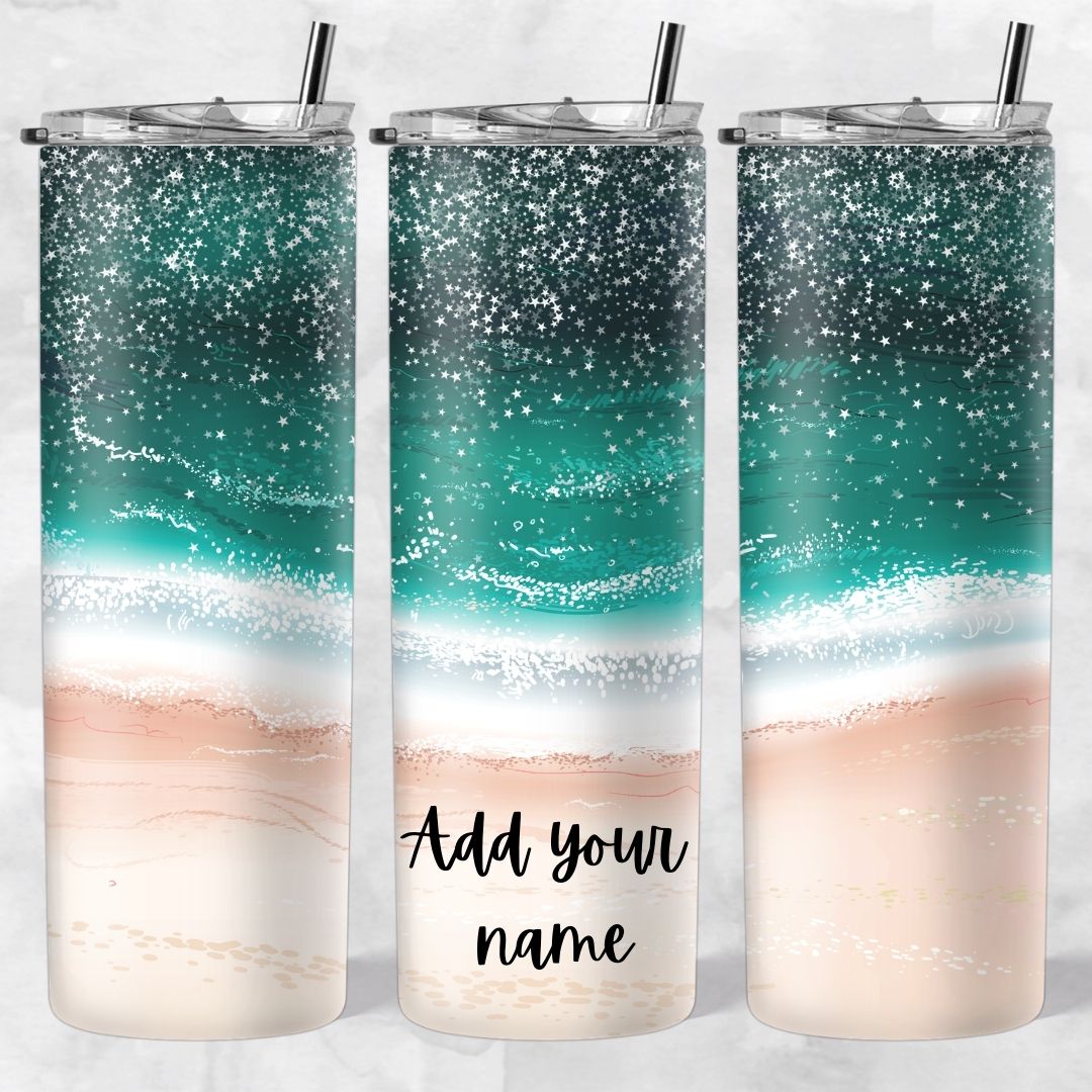 Marble and Glitter skinny tumblers - Image 26