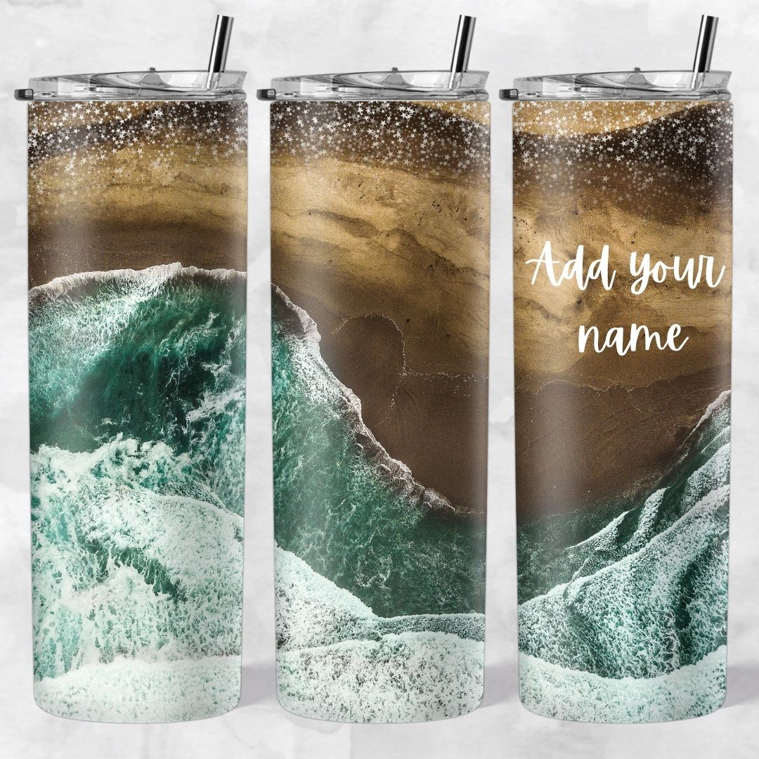 Marble and Glitter skinny tumblers - Image 27