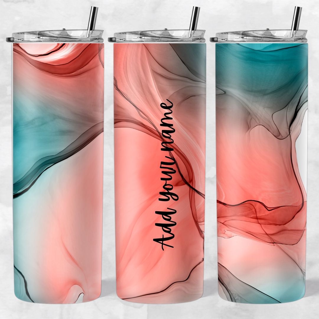 Marble and Glitter skinny tumblers - Image 30