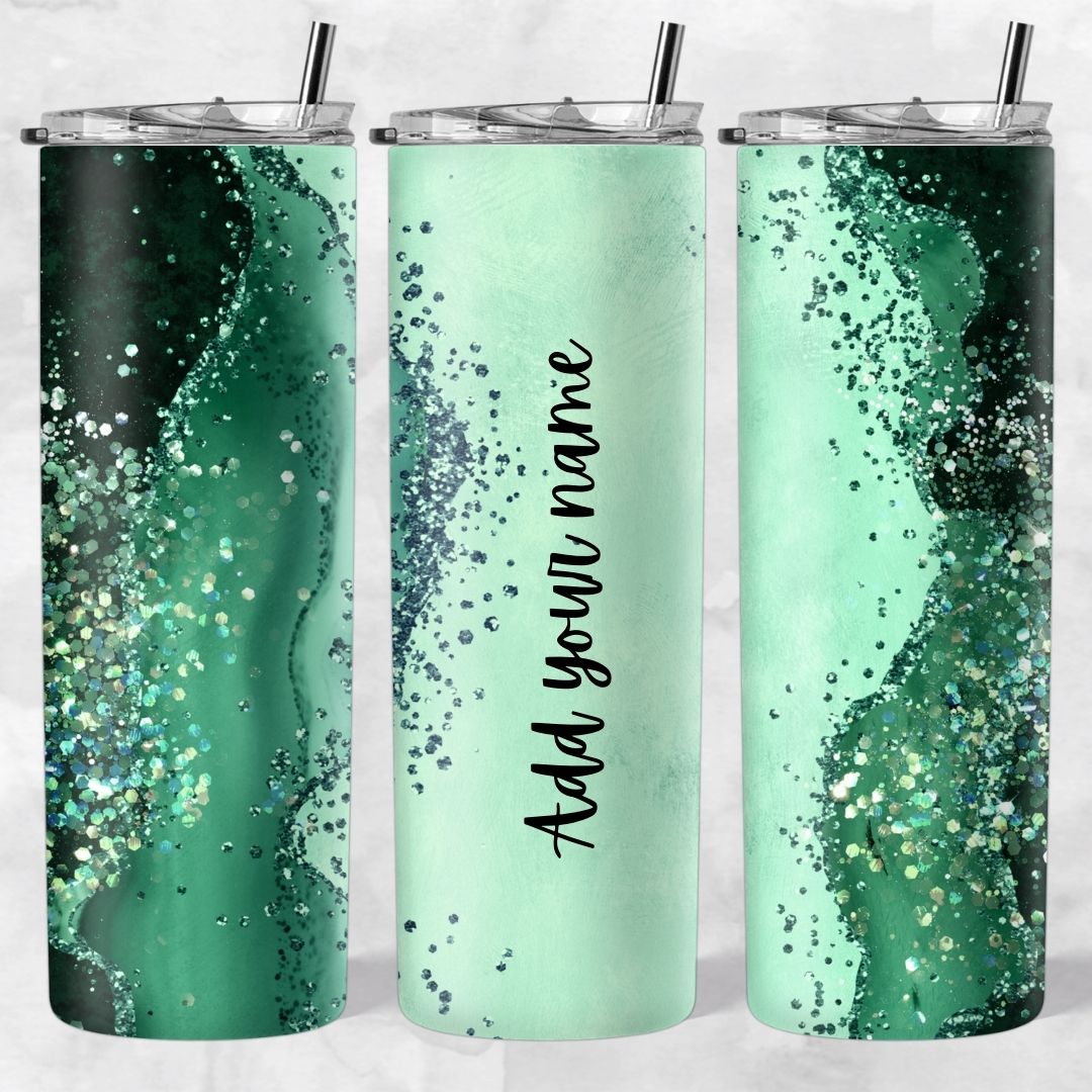 Marble and Glitter skinny tumblers - Image 31