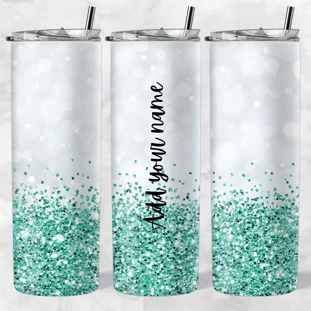 Marble and Glitter skinny tumblers - Image 36