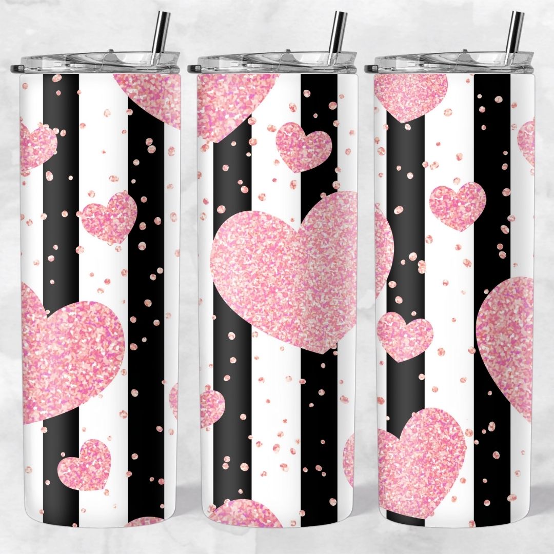 Marble and Glitter skinny tumblers - Image 39