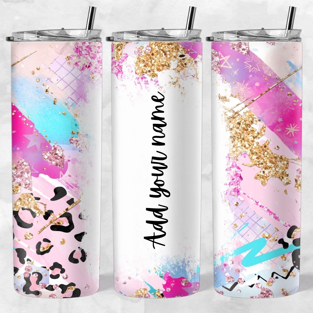 Marble and Glitter skinny tumblers - Image 5