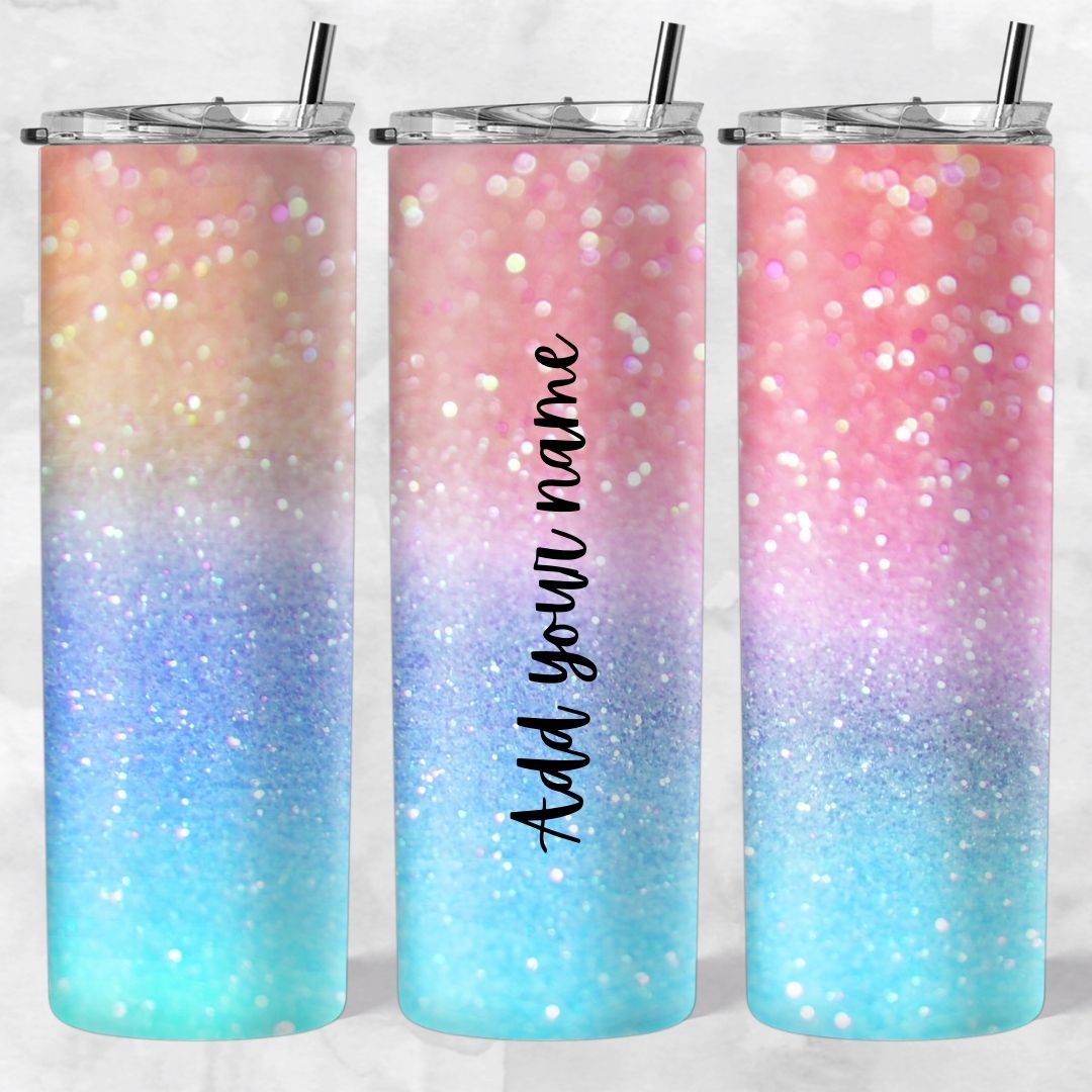Marble and Glitter skinny tumblers - Image 58