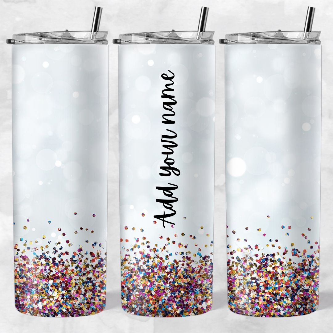 Marble and Glitter skinny tumblers - Image 59