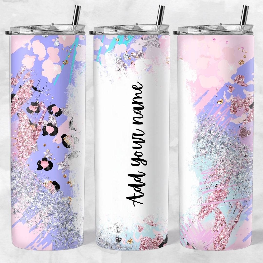 Marble and Glitter skinny tumblers - Image 6