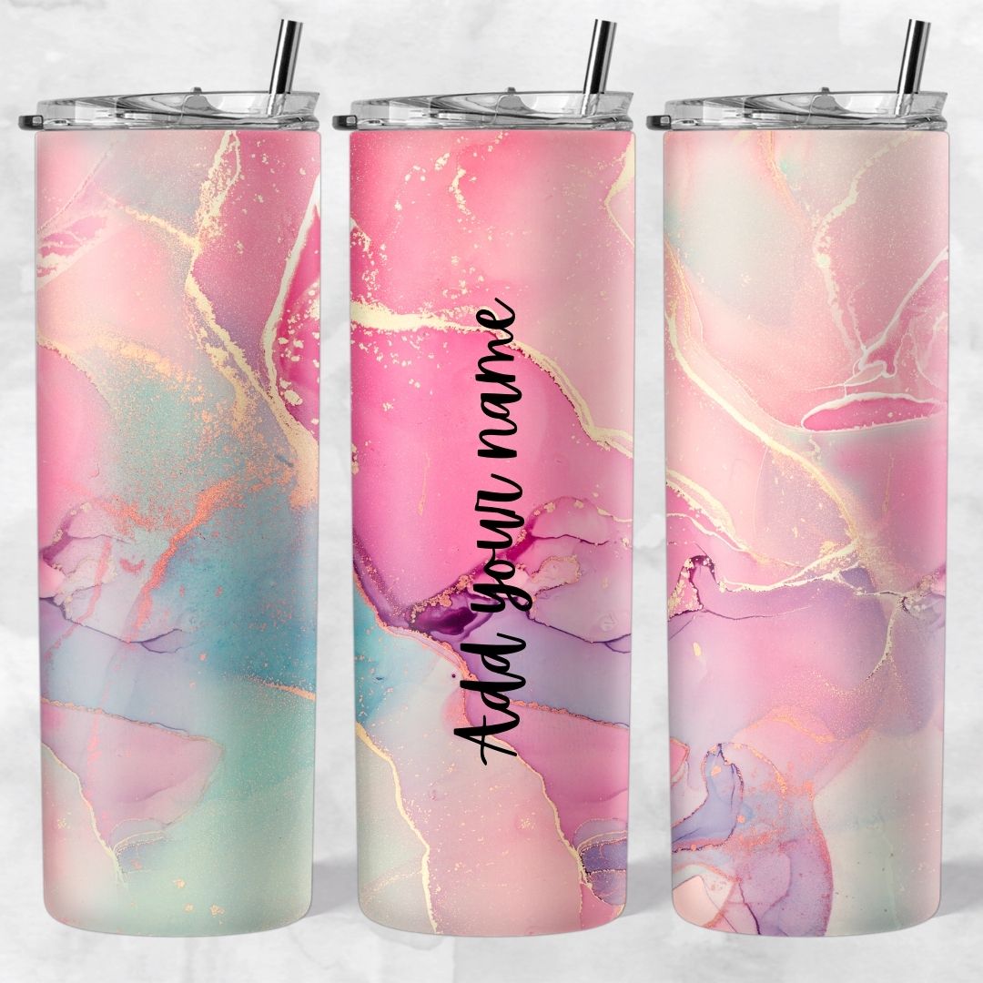 Marble and Glitter skinny tumblers - Image 67