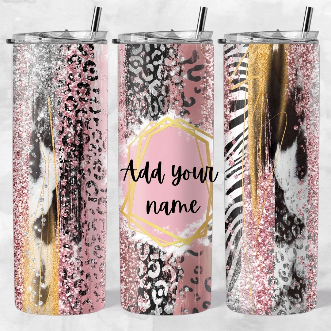 Marble and Glitter skinny tumblers - Image 71