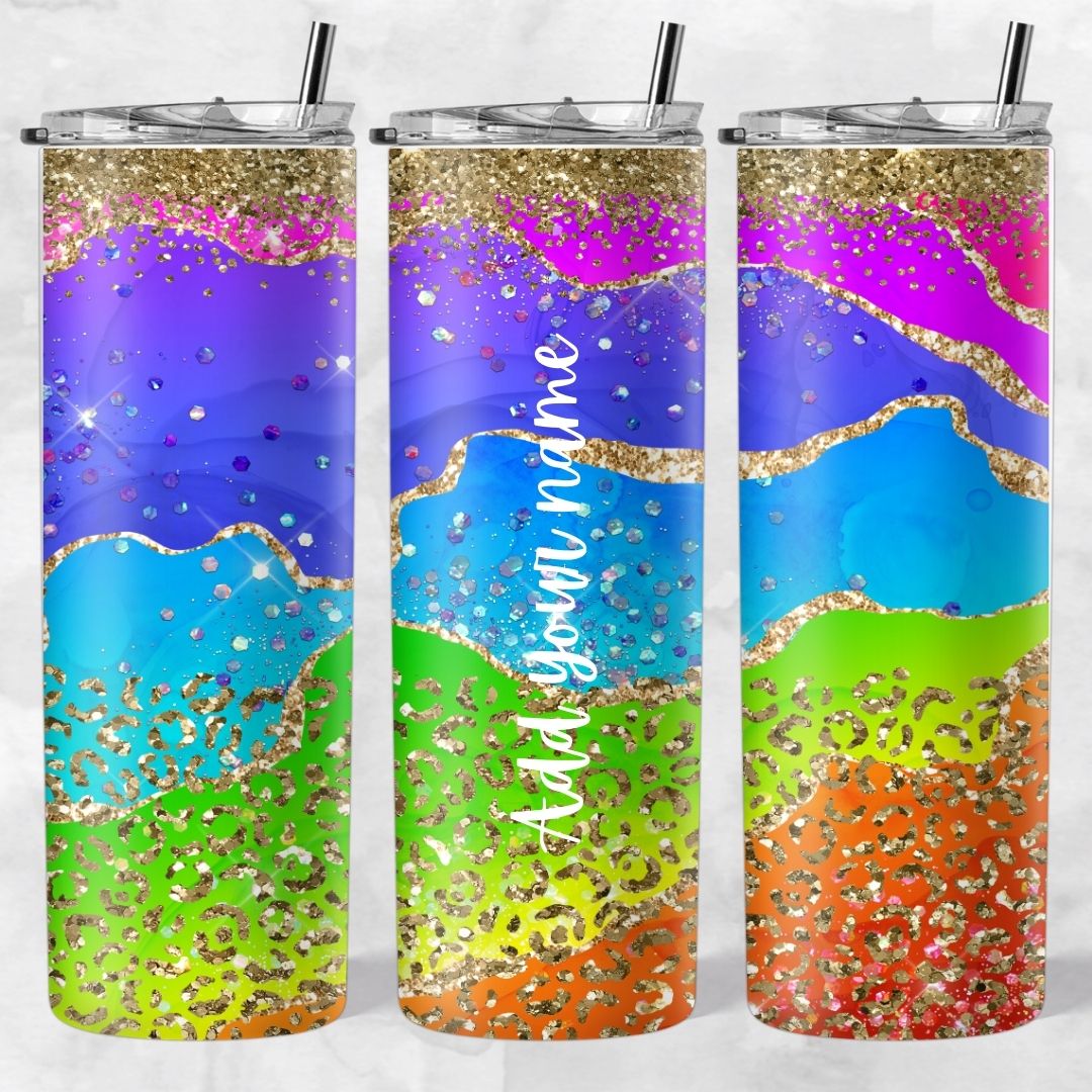 Marble and Glitter skinny tumblers - Image 72