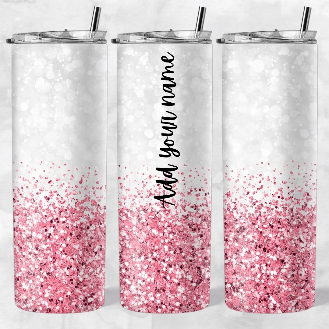 Marble and Glitter skinny tumblers - Image 76