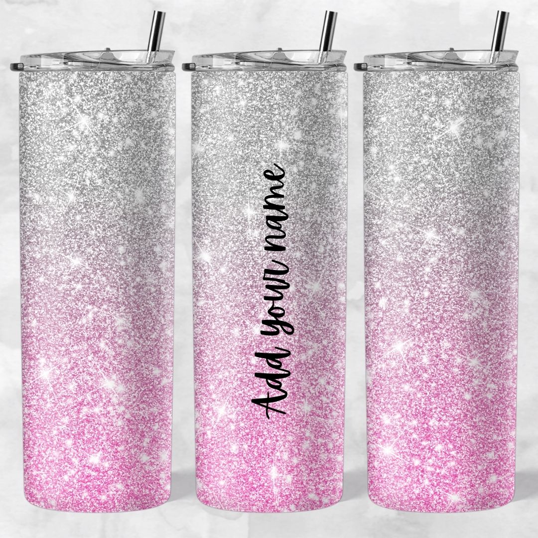 Marble and Glitter skinny tumblers - Image 77